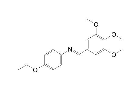 4-Ethoxy-N-(3,4,5-trimethoxybenzylidene)aniline