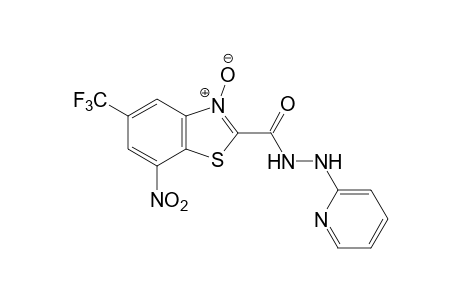 7-NITRO-5-(TRIFLUOROMETHYL)-2-BENZOTHIAZOLECARBOXYLIC ACID, 2-(2-PYRIDYL)HYDRAZIDE, 3-OXIDE