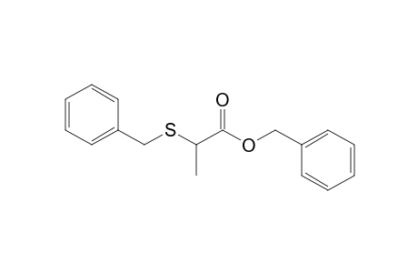 Propionic acid, 2-(benzylthio)-, benzyl ester