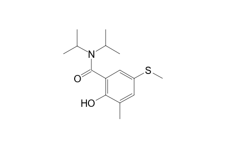 2-Hydroxy-N,N-diisopropyl-3-methyl-5-(methylthio)benzamide