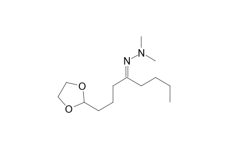 N-[(E)-1-(1,3-dioxolan-2-yl)octan-4-ylideneamino]-N-methyl-methanamine