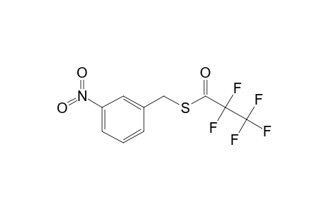 (3-Nitrobenzyl)mercaptan, S-pentafluoropropionyl-