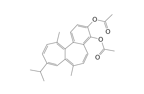 9-Isopropyl-7,12-dimethylbenzo[d]heptalene-3,4-diol - Diacetate