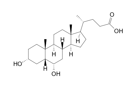 3a,6a-Dihydroxy-5ß-cholan-24-oic acid