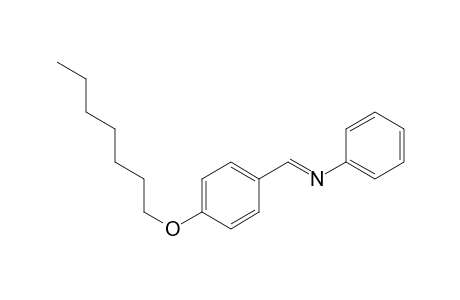(E)-N-phenyl-4-heptyloxybenzaldimine
