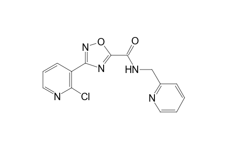 3-(2-Chloropyridin-3-yl)-N-(pyridin-2-ylmethyl)-1,2,4-oxadiazole-5-carboxamide