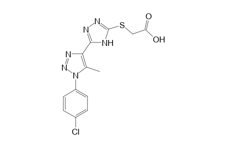 3-[1-(p-Chlorophenyl)-5-methyl-1,2,3-triazole-4-yl]-4H-1,2,4-triazole-5-thioacetic acid