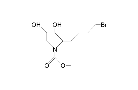 Methyl-2-(4-bromobutyl)-3,4-dihydroxy-3-pyrroline-1-carboxylate
