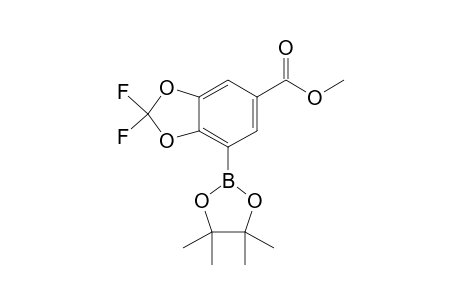 Methyl 2,2-difluoro-7-(4,4,5,5-tetramethyl-1,3,2-dioxaborolan-2-yl)benzo[d][1,3]dioxole-5-carboxylate