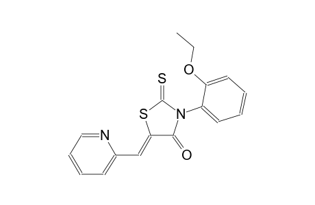 (5Z)-3-(2-ethoxyphenyl)-5-(2-pyridinylmethylene)-2-thioxo-1,3-thiazolidin-4-one