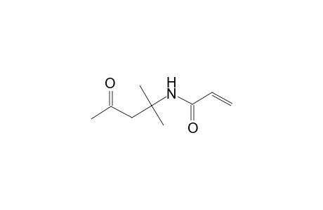 N-(1,1-dimethyl-3-oxobutyl)acrylamide