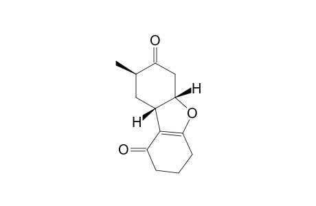 (5aS,9aS,8R)-8-Methyl-2,3,4,5a,6,8,9,9a-octahydrodibenzo[b,d]furan-1,7-dione