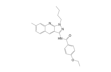 N-(1-butyl-7-methyl-1H-pyrazolo[3,4-b]quinolin-3-yl)-4-ethoxybenzamide