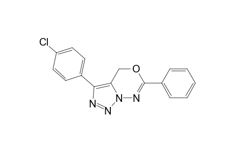 4H-[1,2,3]Triazolo[1,5-d][1,3,4]oxadiazine, 3-(4-chlorophenyl)-6-phenyl-