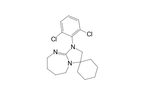 1'-(2,6-dichlorophenyl)-2',3',5',6',7',8'-hexahydrospiro[cyclohexane1,3'-[1H]imidazol[1,2-a][1,3]diazepine]