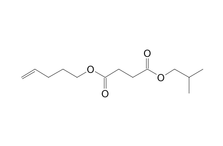 Succinic acid, isobutyl pent-4-enyl ester