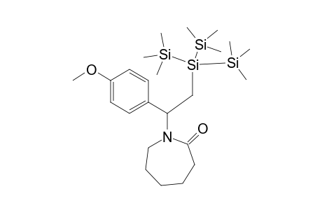 1-(2-(1,1,1,3,3,3-hexamethyl-2-(trimethylsilyl)trisilan-2-yl)-1-(4-methoxyphenyl)ethyl)azepan-2-one