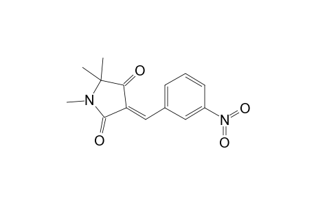 3-(3-Nitrophenyl)-methylene-1,5,5-trimethyl-pyrrolidin-2,4-dione