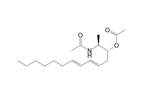 Acetamide, N-[2-(acetyloxy)-1-methyl-4,6-tridecadienyl]-, [R-[R*,S*-(E,E)]]-