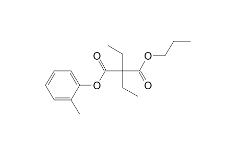 Diethylmalonic acid, 2-methylphenyl propyl ester