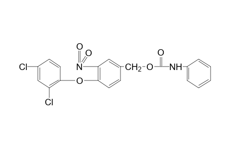 4-(2,4-dichlorophenoxy)-3-nitrobenzyl alcohol, carbanilate (ester)