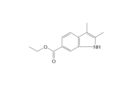 2,3-dimethylindole-6-carboxylic acid, ethyl ester