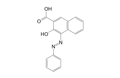 3-Hydroxy-4-[phenyldiazenyl]-2-naphthoic acid