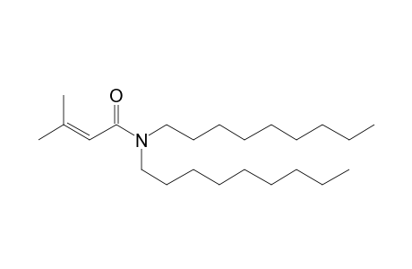 but-2-Enamide, N,N-dinonyl-3-methyl-