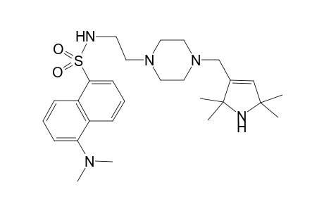 N-{2-[4-(2,2,5,5-Tetramethyl-2,5-dihydro-1H-pyrrol-3-ylmethyl)piperazin-1-yl]ethyl}-(5-dimethylamino)-1-naphthalenesulfonamide