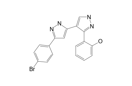 3(5)-(4-Bromophenyl)-5(3)-[3-(2-hydroxyphenyl)pyrazol-4-yl]pyrazole