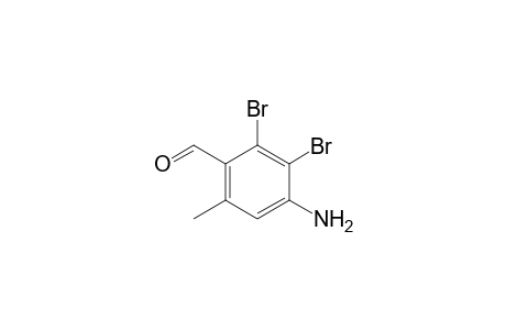 4-Amino-2,3-dibromo-6-methylbenzaldehyde