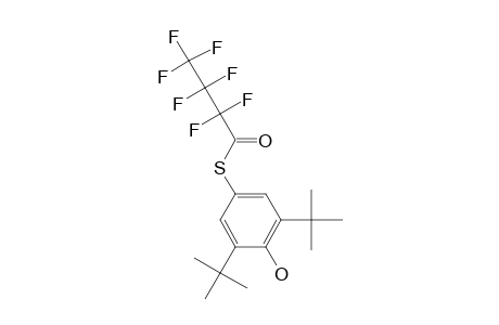 2,6-di-Tert-butyl-4-mercaptophenol, S-heptafluorobutyryl-