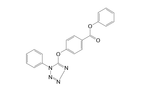 p-[(1-phenyl-1H-tetrazol-5-yl)oxy]benzoic acid, phenyl ester