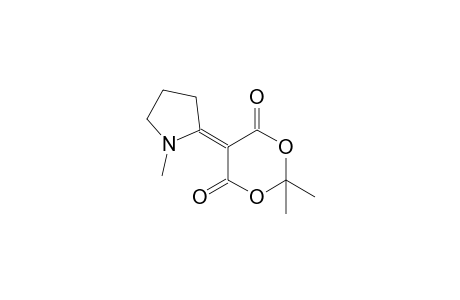 1-methyl-deltasquare, alpha-pyrrolidinemalonic acid, cyclic isoproylidene ester