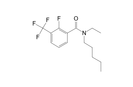 Benzamide, 2-fluoro-3-trifluoromethyl-N-pentyl-N-ethyl-