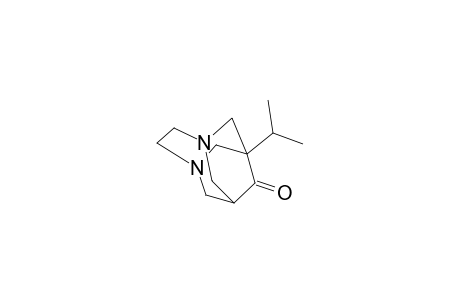 1-isopropyl-3,6-diazatricyclo[4.3.1.1~3,8~]undecan-9-one