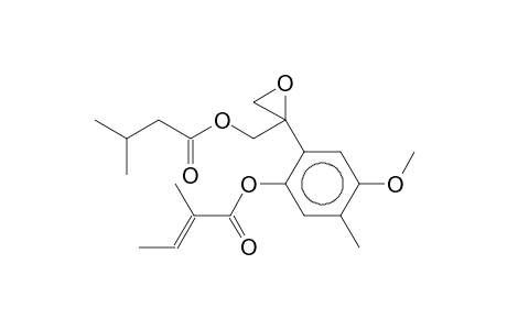 2,3-EPOXY-2-(2-TIGLOYLOXY-4-METHYL-5-METHOXYPHENYL)-PROPYL ISOVALERATE