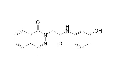 N-(3-hydroxyphenyl)-2-(4-methyl-1-oxo-2(1H)-phthalazinyl)acetamide