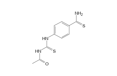 1-acetyl-2-thio-3-[p-(thiocarbamoyl)phenyl]urea