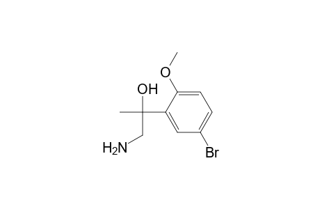 1-Amino-2-(5-bromo-2-methoxyphenyl)-2-propanol