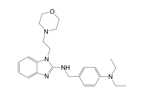 N-[4-(diethylamino)benzyl]-1-[2-(4-morpholinyl)ethyl]-1H-benzimidazol-2-amine