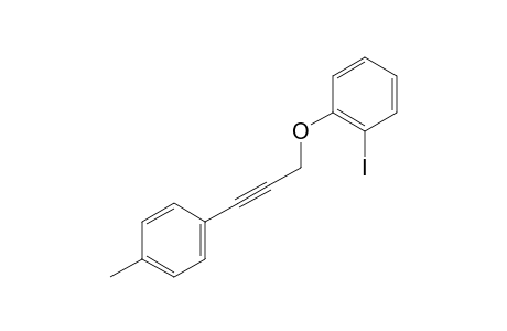 1-Iodo-2-(3-p-tolylprop-2-ynyloxy)benzene