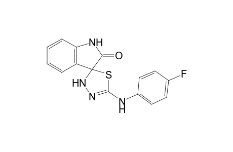 5'-(4-Fluorophenylamino)-3'H-spiro-(indoline-3,2'-[1,3,4]thiadiazol)-2-one