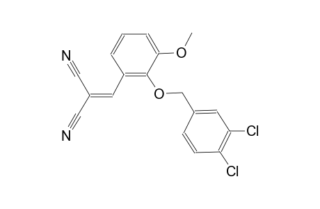 2-{2-[(3,4-dichlorobenzyl)oxy]-3-methoxybenzylidene}malononitrile