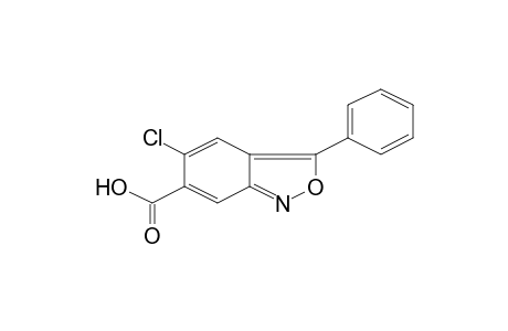 2,1-Benzisoxazole-6-carboxylic acid, 5-chloro-3-phenyl-