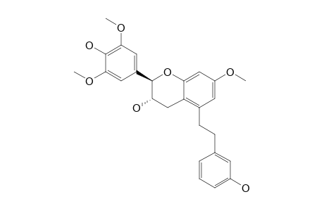 SHANCIOL-A;4'-HYDROXY-3',5',7-TRIMETHOXY-5-(3''-HYDROXYPHENETHYL)-FLAVAN-3-OL