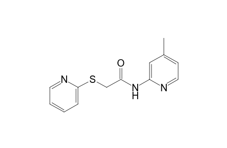 N-(4-methyl-2-pyridyl)-2-[(2-pyridyl)thio]acetamide