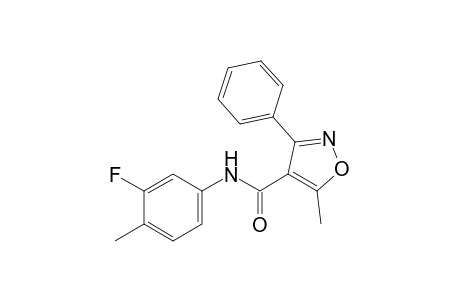 3'-fluoro-5-methyl-3-phenyl-4-isoxazolecarboxy-p-toluidide