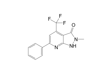 2-Methyl-6-phenyl-4-(trifluoromethyl)-1H-pyrazolo[3,4-b]pyridin-3(2H)-one