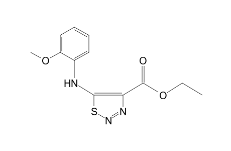 5-(o-anisidino)-1,2,3-thiadiazole-4-carboxylic acid, ethyl ester